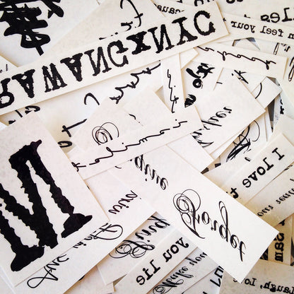 Custom Lettering washable Temporary Tattoo Sticker - custom english word multiple style tribal two name nicknames signature ring font text handwriting writing message characters roman phone number numerals calligraphy typography female quote wedding date of birth day birthday latitude longitude